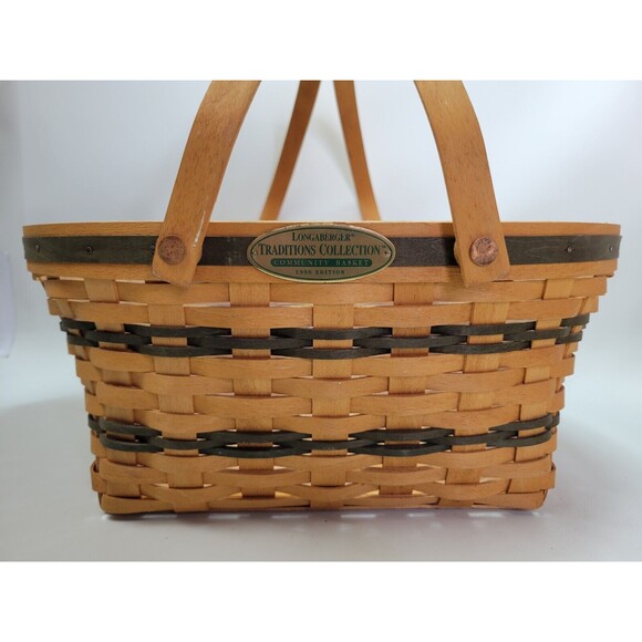 Vtg Longaberger Traditions Collection Community Basket 1996 - Picture 2 of 14